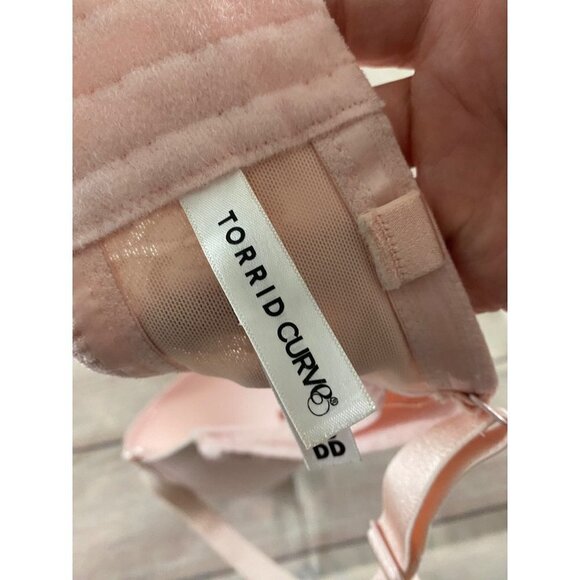 Torrid Curve Women's Soft Pink Padded Bra - 46DD - Picture 10 of 12